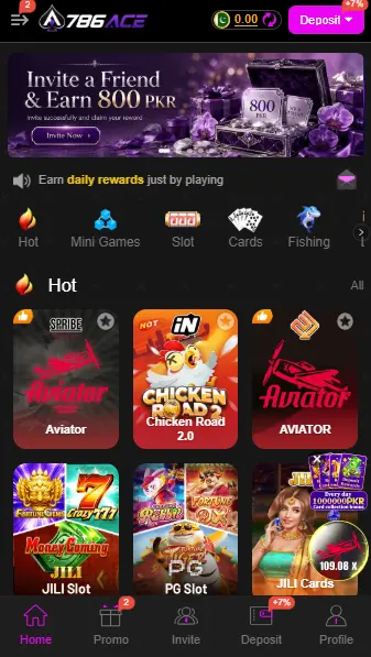 786Ace Game Banner