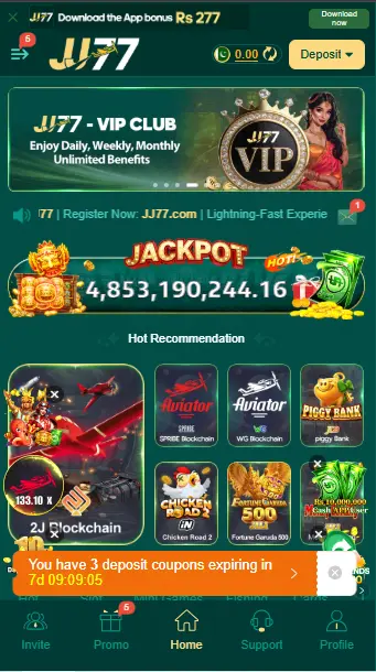 JJ77 Game Banner