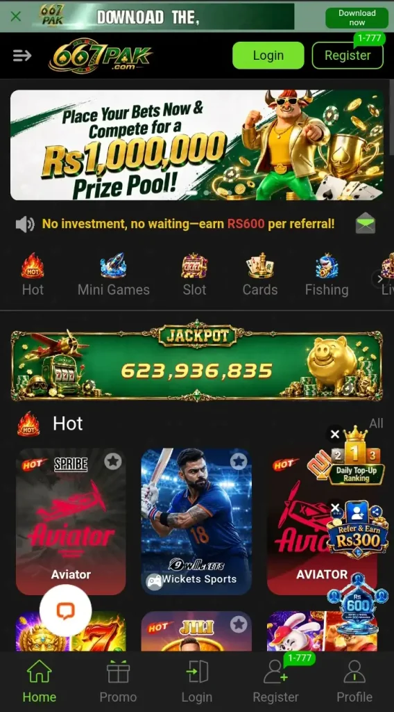 667PAK Game Banner