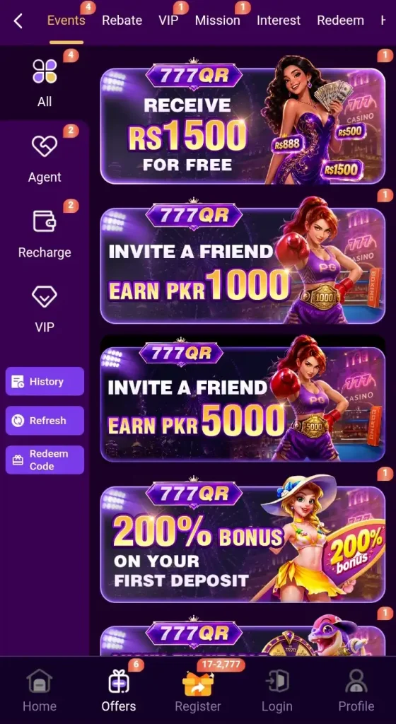 777QR Game Banner