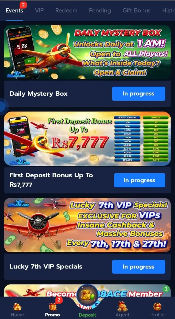 888ACE Game Banner