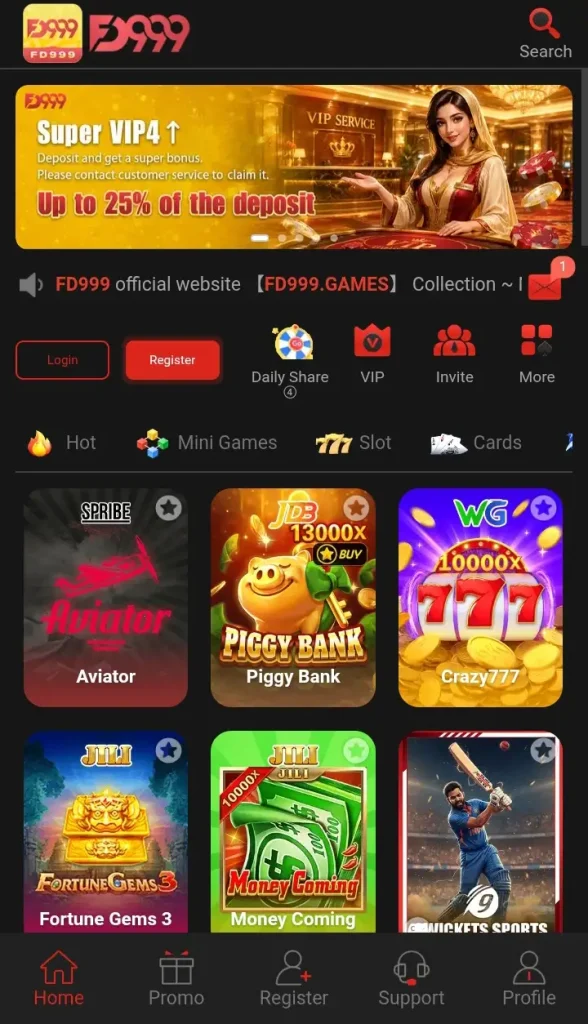 FD999 Game Banner