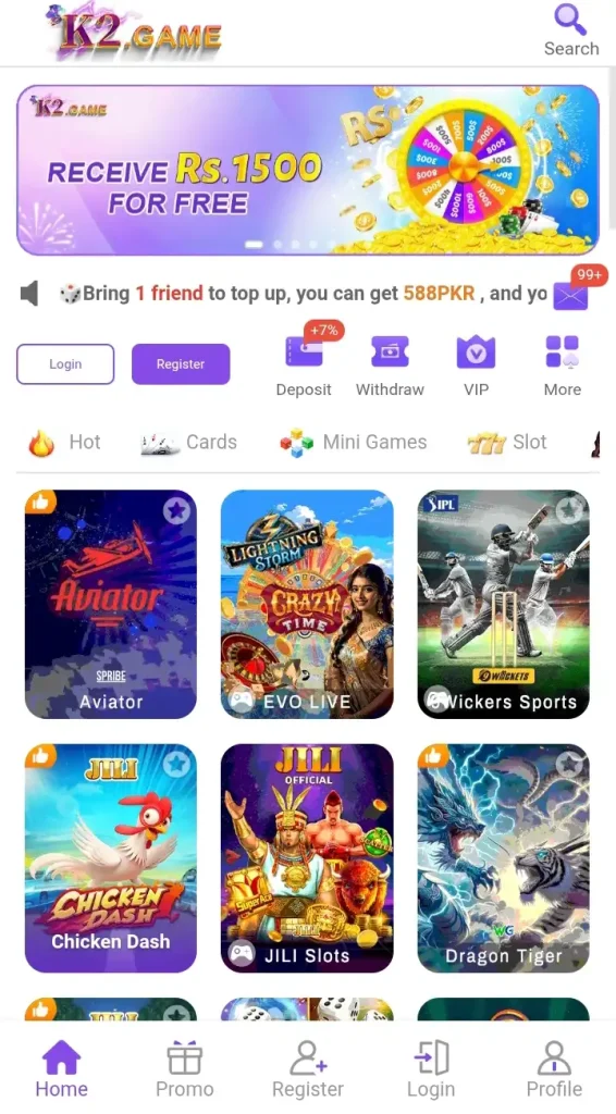 K2 Game Banner