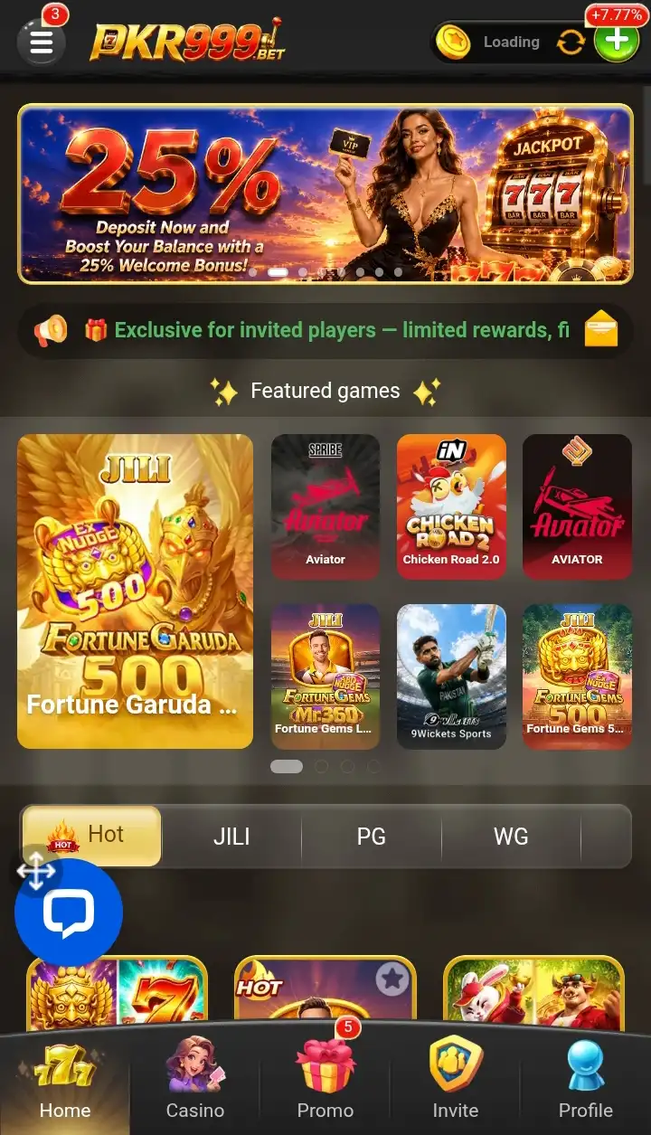 Pkr999 Game Banner
