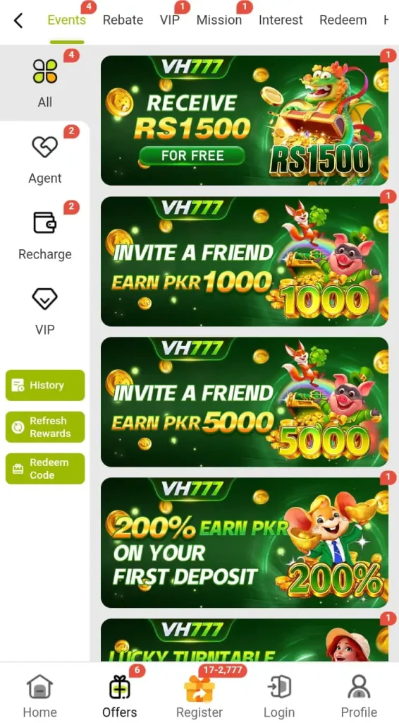 VH777 Game Banner