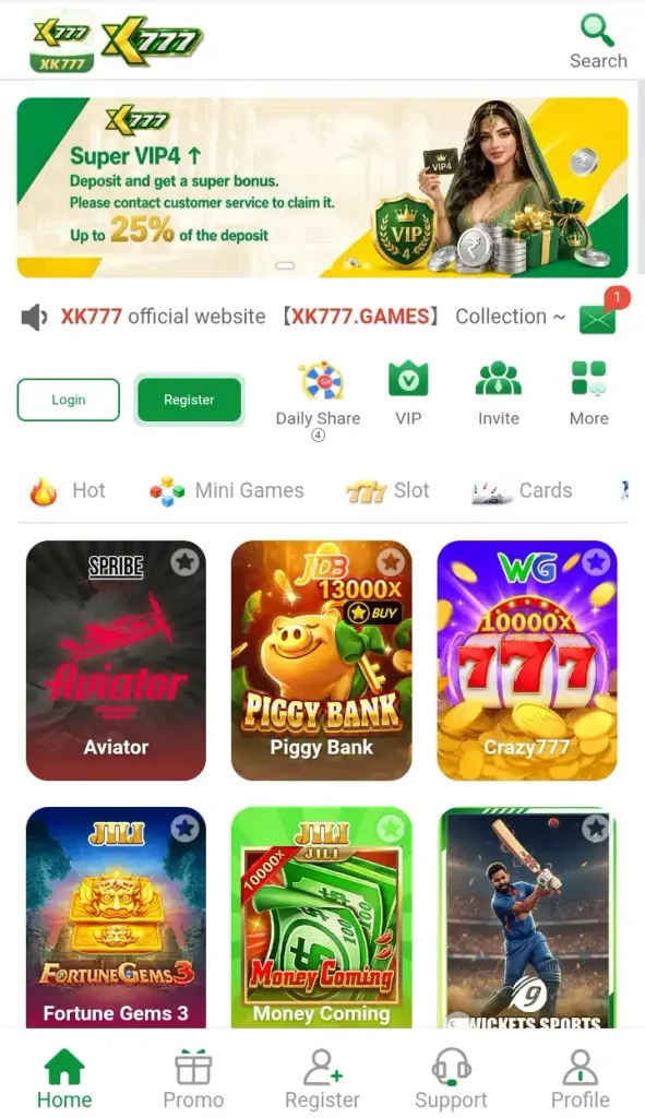 XK777 Game Banner